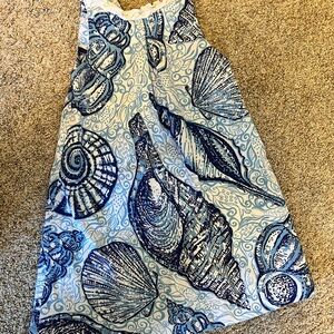 Blue and White Seashell Lilly Pulitzer Dress